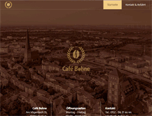 Tablet Screenshot of cafe-bohne.de